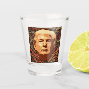 Anti Donald Trump Not My President Political Shot Glass