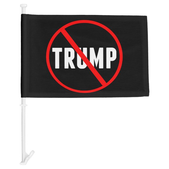 Anti Donald Trump Political Car Flag (Front)
