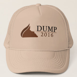 Anti-Donald Trump Trucker Hat (Dump 2016)