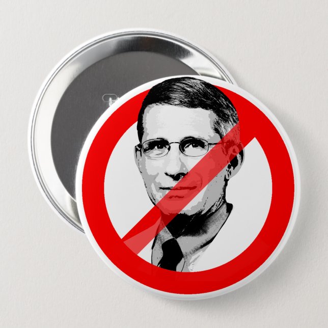 ANTI DR FAUCI BUTTON (Front & Back)