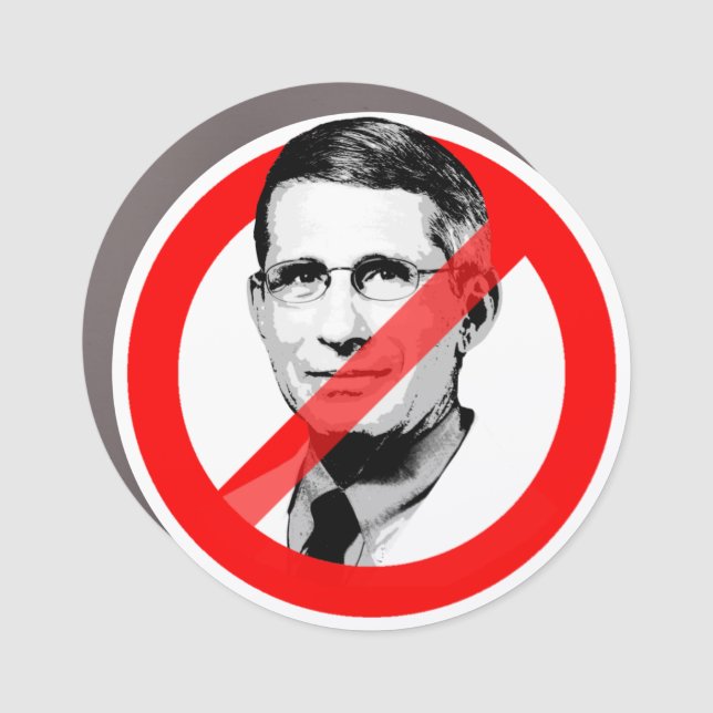 ANTI DR FAUCI CAR MAGNET (Front)