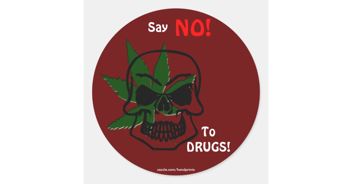 Anti-Drug Campaign Promotional Stickers | Zazzle