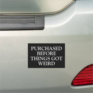 Anti-Elon Tesla Car Bumper Magnet