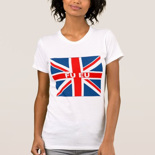 Anti EU British flag T-Shirt | Zazzle