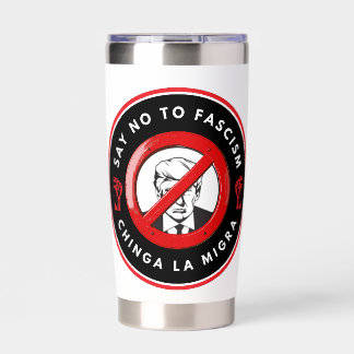Anti-Facism Denim Jacket Insulated Tumbler
