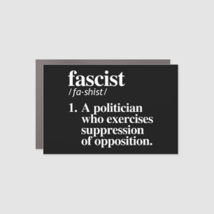 Anti-Fascism Car Magnet