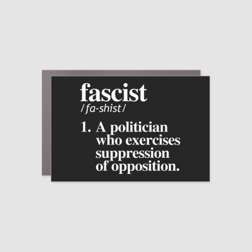 Anti_Fascism Car Magnet
