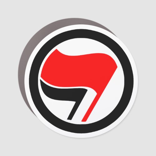 Anti_Fascism Flag Car Magnet