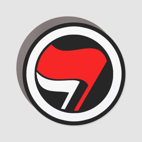 Anti_Fascism Flag Reverse Car Magnet