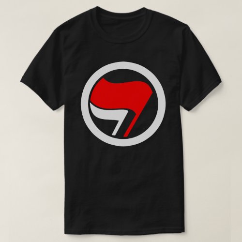 Anti_Fascism Flag Reverse T_Shirt