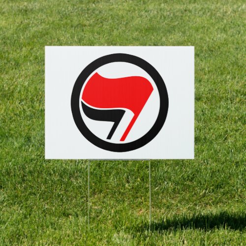 Anti_Fascism Flag Sign