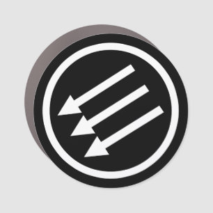 Anti-Fascism Iron Front Car Magnet