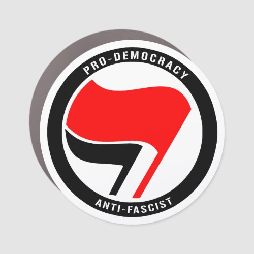 Anti_Fascism Pro Democracy Car Magnet