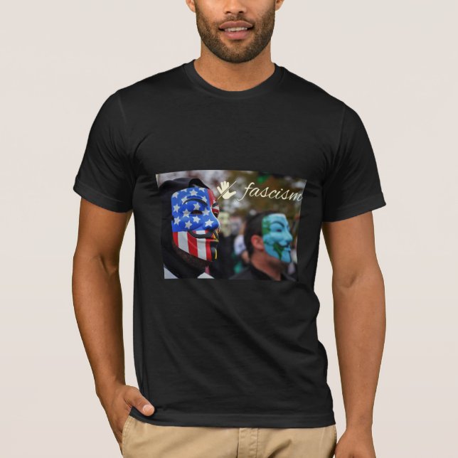 Anti-fascist Action, United Against Fascism  T-Shirt (Front)