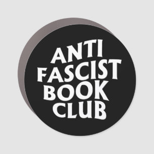 Anti Fascist Book Club Car Magnet