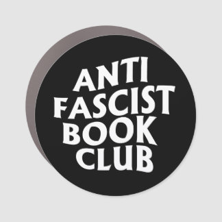 Anti Fascist Book Club Car Magnet