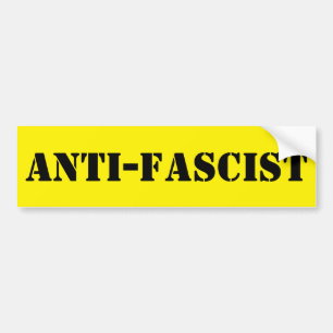 ANTI-FASCIST Bumper Sticker
