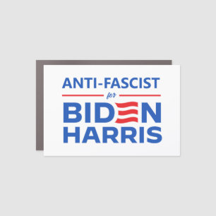 Anti-Fascist for Biden Harris Car Magnet