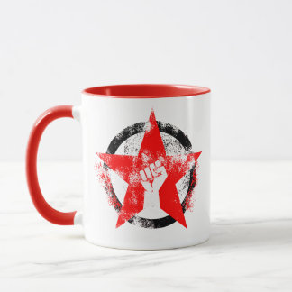 Anti-Fascist Star Mug