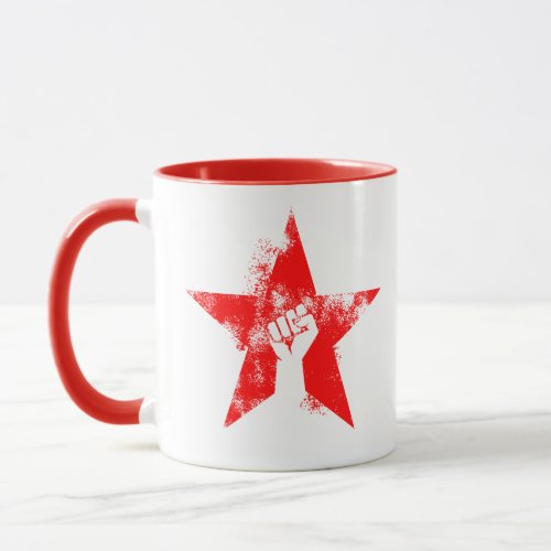 Anti_Fascist Star Mug