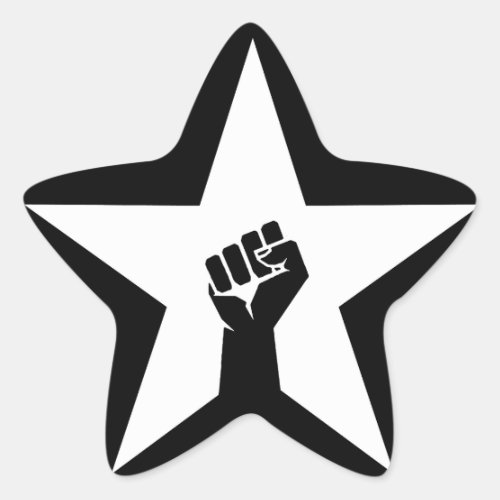 Anti_Fascist Star Star Sticker