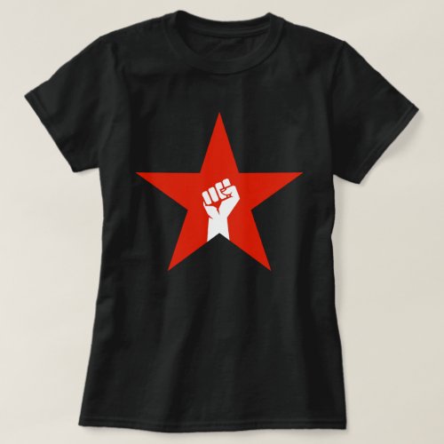 Anti_Fascist Star T_Shirt
