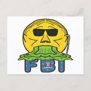 Anti FBI Postcard