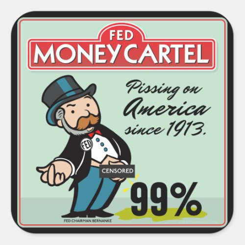 Anti Federal Reserve Sticker Set