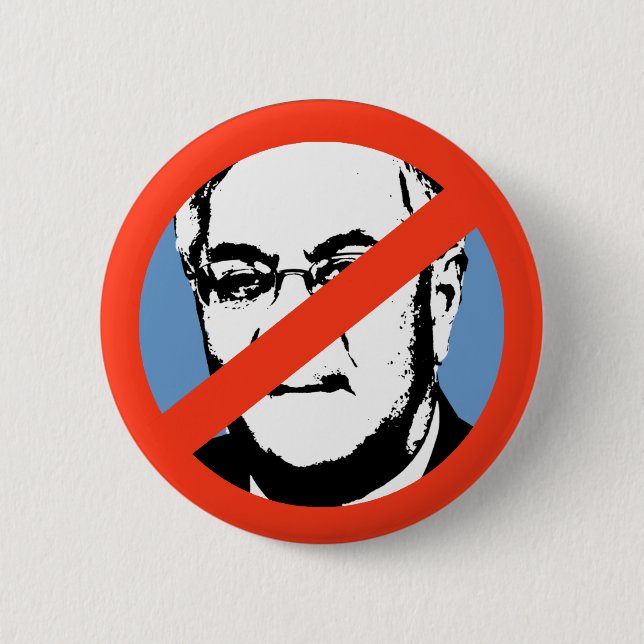 ANTI-FRANK / Anti- Barney Frank Pinback Button (Front)