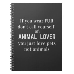Anti Fur Activists Notebook