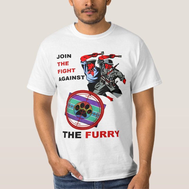 anti furry art classic T-Shirt (Front)
