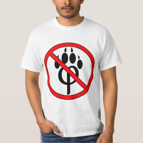 anti furry classic art T_Shirt