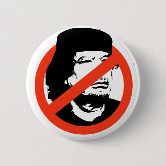 ANTI-GADDAFI PINBACK BUTTON