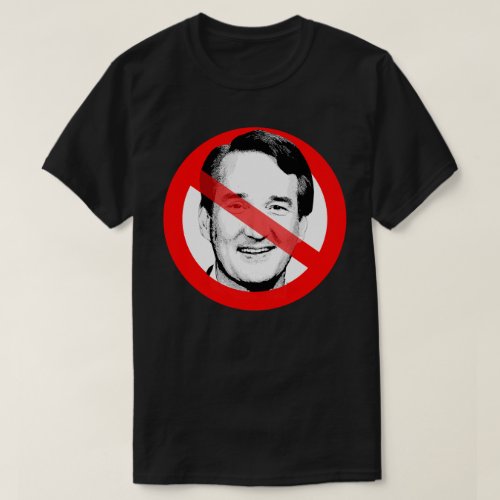 Anti Glenn Youngkin Crossed Out Face T_Shirt