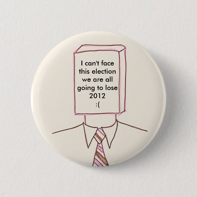 anti government pinback button (Front)