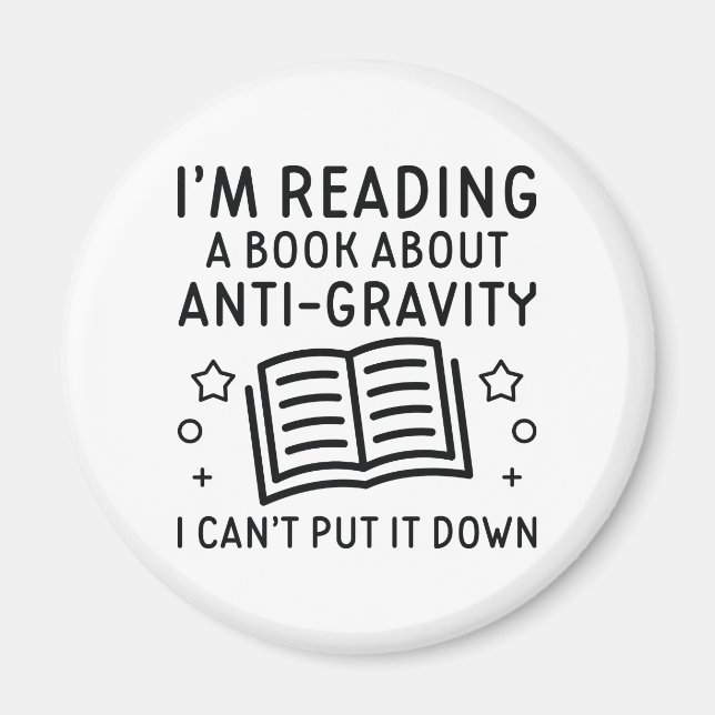 Anti-Gravity Book Magnet (Front)