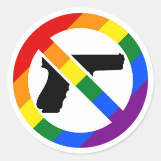 Anti-Gun Anti-NRA LGBT Pride Sticker