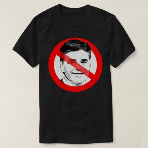 Anti Hannity Crossed Out Face T_Shirt