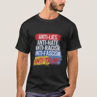 Anti Hate Lies Racism Fascism Resist Protest Trump