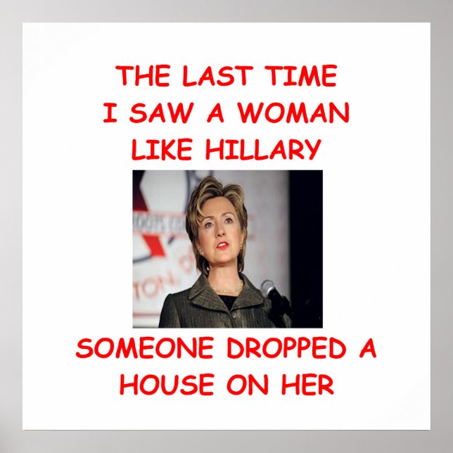 anti hillary 2016 poster (Front)