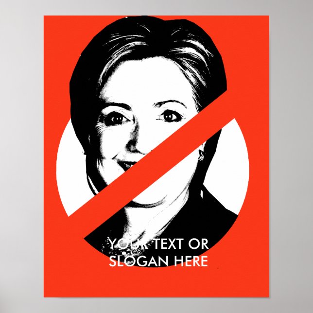 ANTI-HILLARY CLINTON POSTER (Front)
