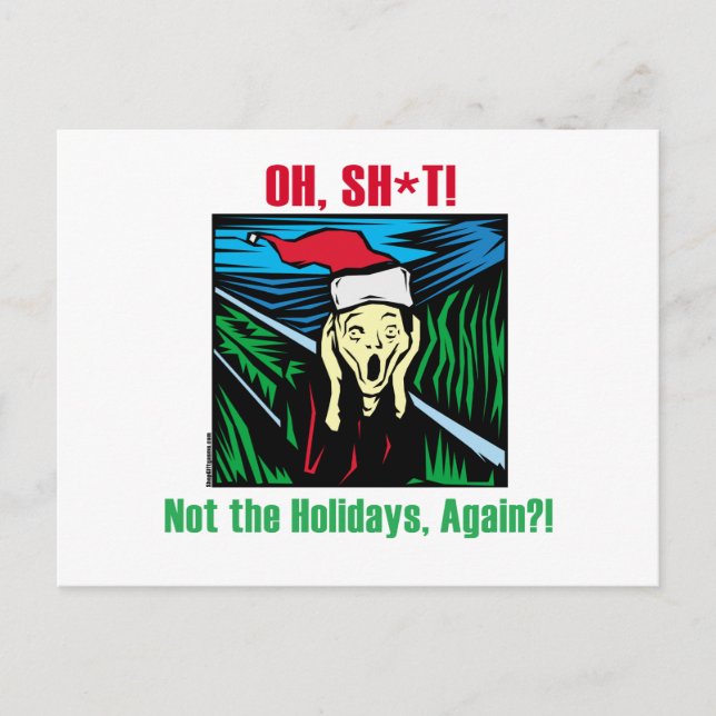 Anti Holiday Gifts Postcard (Front)