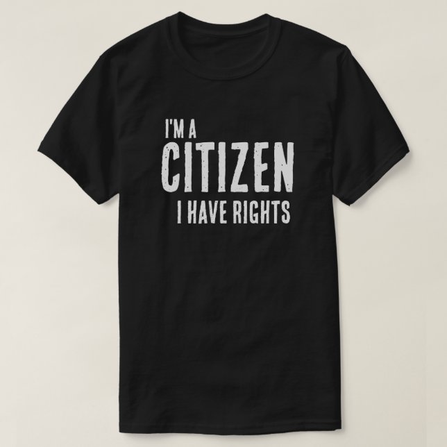 Anti-ICE I'm a Citizen T-Shirt (Design Front)