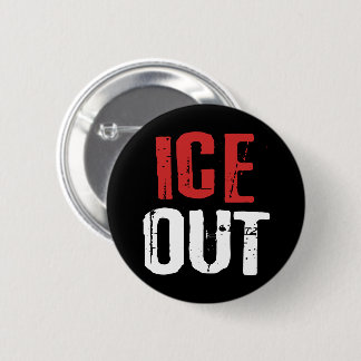 Anti ICE Out Political Activism Protest Button