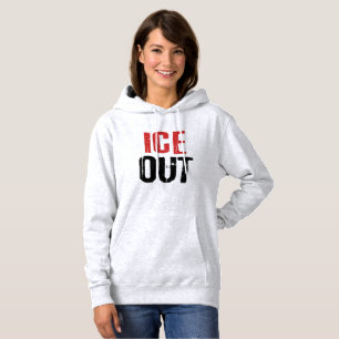 Anti ICE Out Political Activism Protest Hoodie