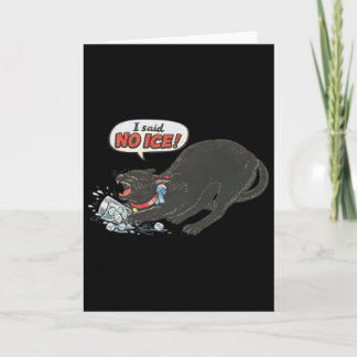 Anti Ice Pro Immigration Funny Cat Political Card