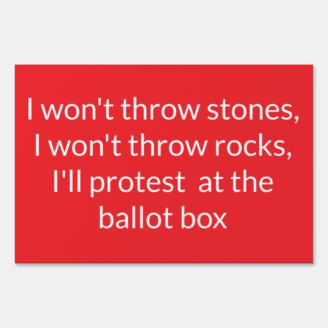 Anti-ICE quote Sign (Front)