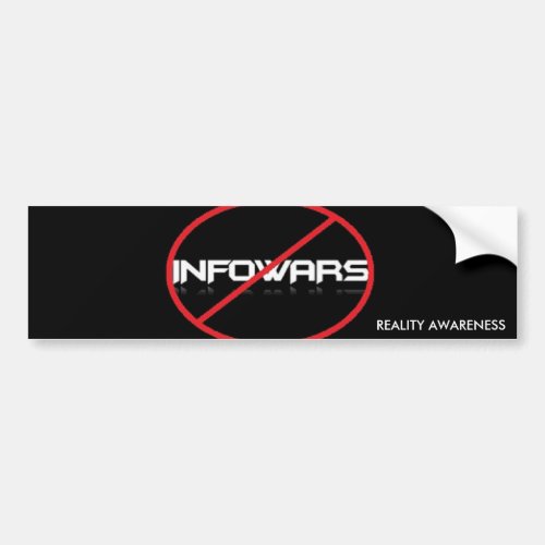 Anti_Infowars Bumper Sticker