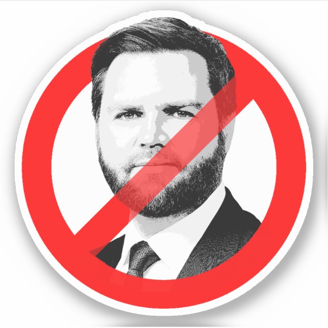 Anti JD Vance Sticker (Front)