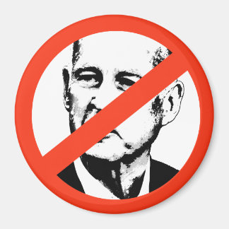 ANTI-JERRY BROWN MAGNET